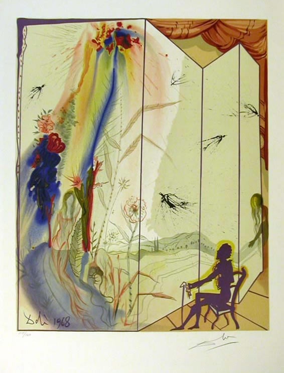 Salvador Dali The Twins Outwit Damis (Field 69-1 K) 1969