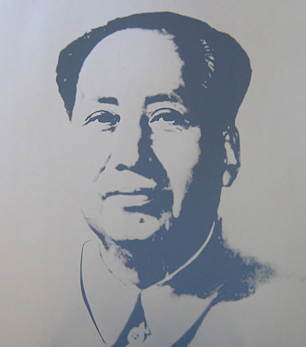Andy Warhol (after) Mao (Silver)-georgetownframeshoppe