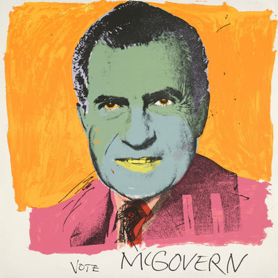 ANDY WARHOL VOTE MCGOVERN