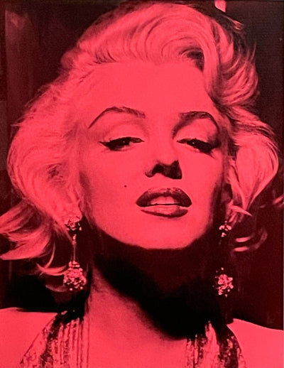 RUSSELL YOUNG MARILYN PORTRAIT (RED)