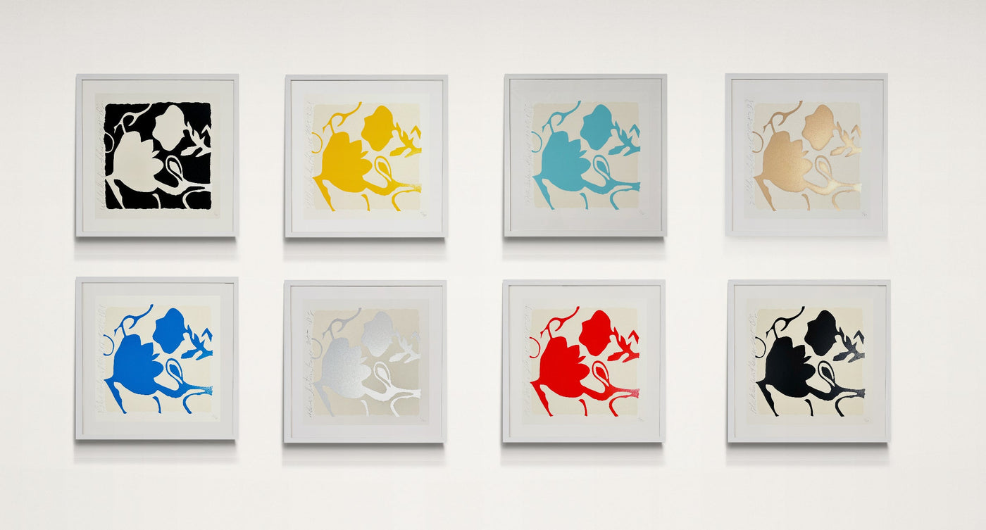 Donald Sultan Little Lantern Flowers (2025)