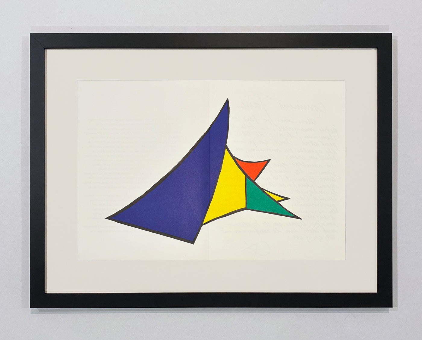 Alexander Calder Derriere le Miroir #141: Stabiles 1963