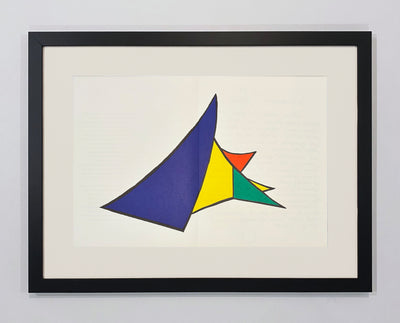 Alexander Calder Derriere le Miroir #141: Stabiles 1963