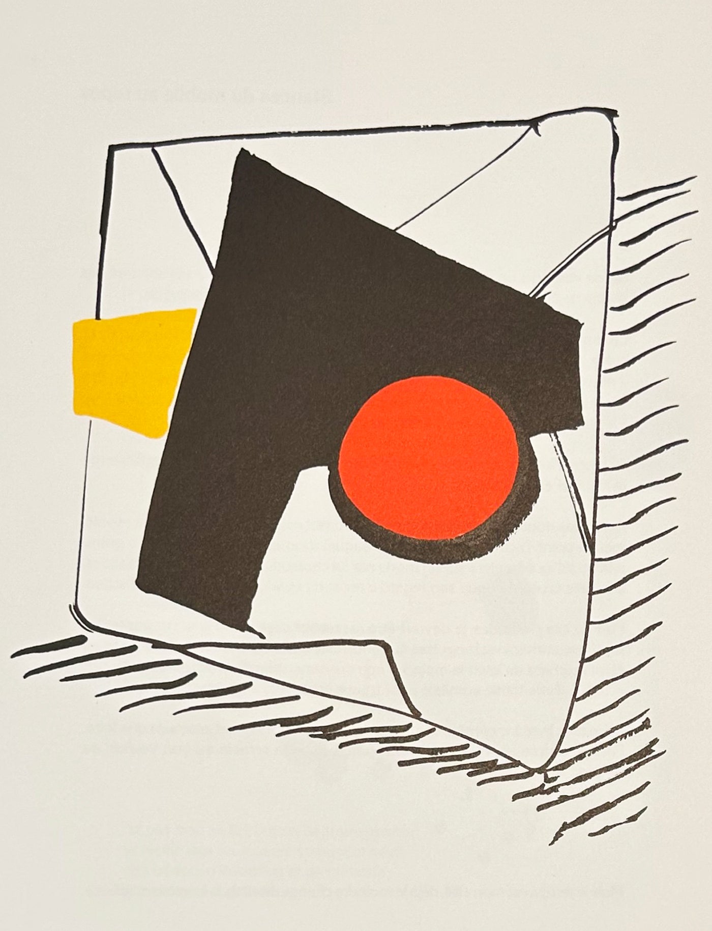 Alexander Calder Derriere le Miroir #221 1975