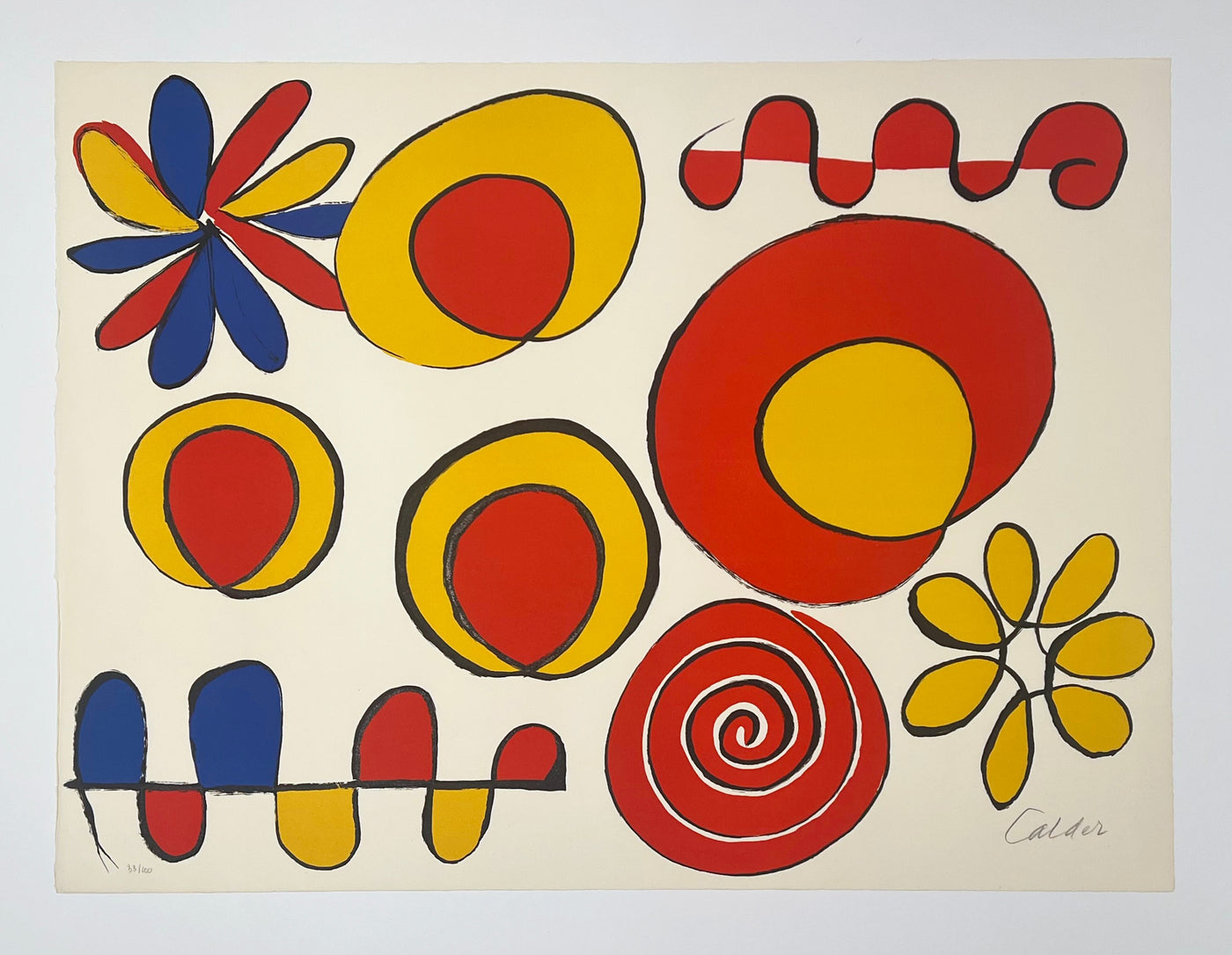 Alexander Calder Hommage à Prats 1976