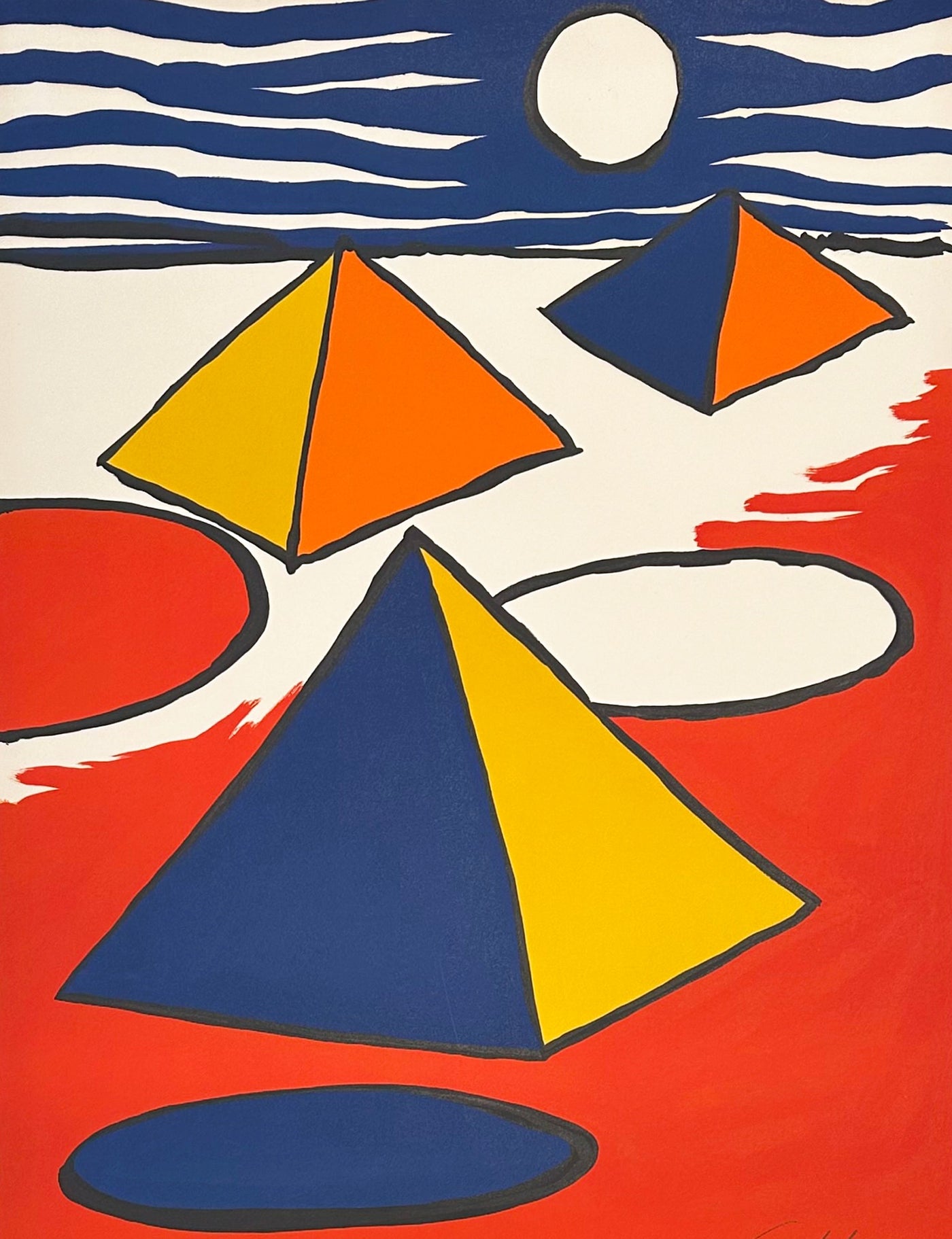 Alexander Calder Pyramids at Night 1970 – Georgetown Frame Shoppe