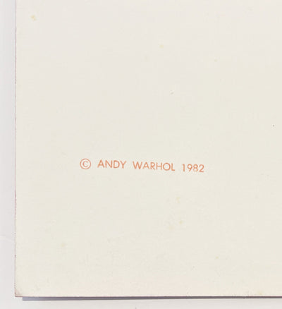 Andy Warhol Alexander the Great (Feldman II.291) 1982