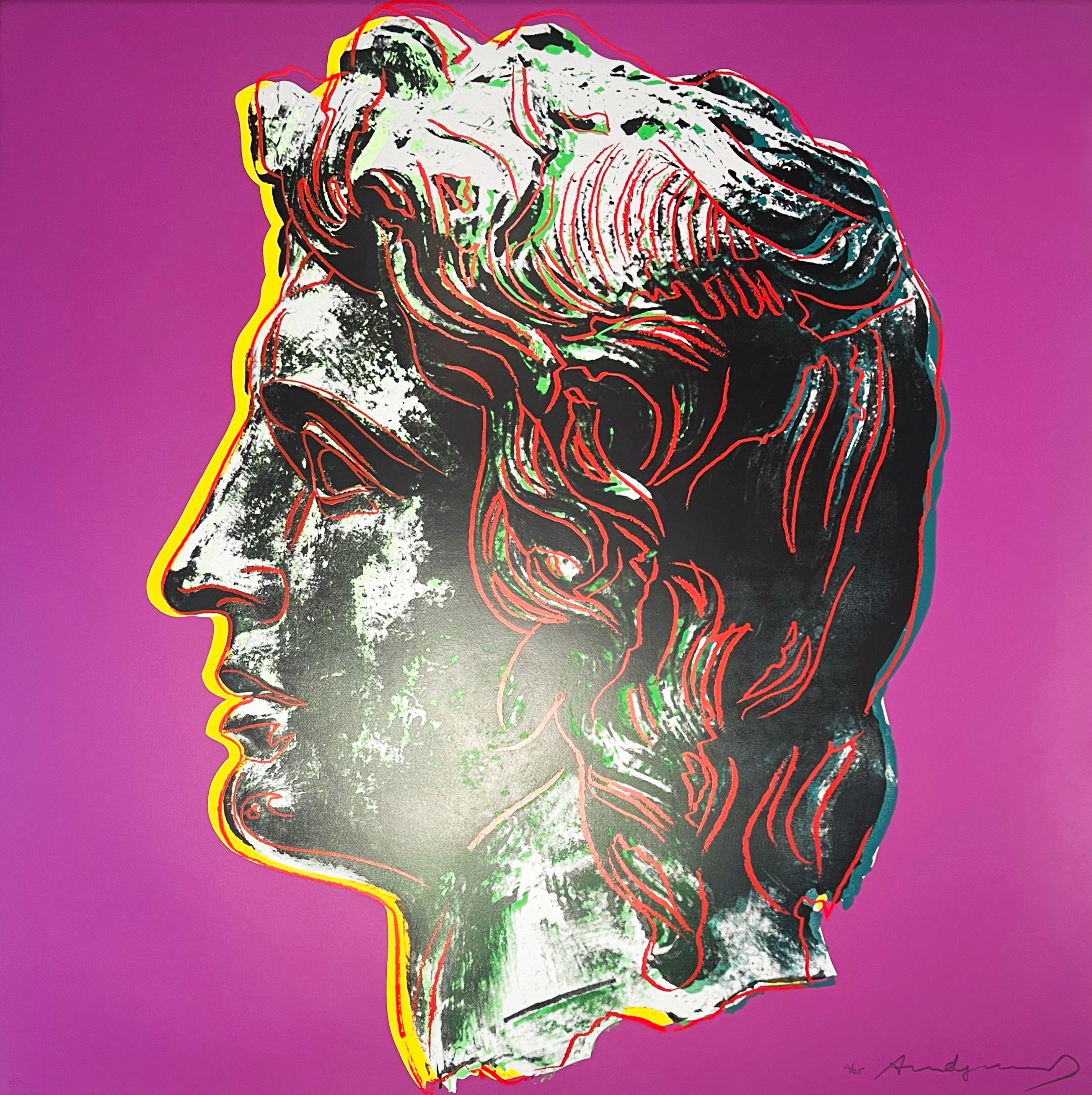 Andy Warhol Alexander the Great (Feldman II.291) 1982 – Georgetown ...