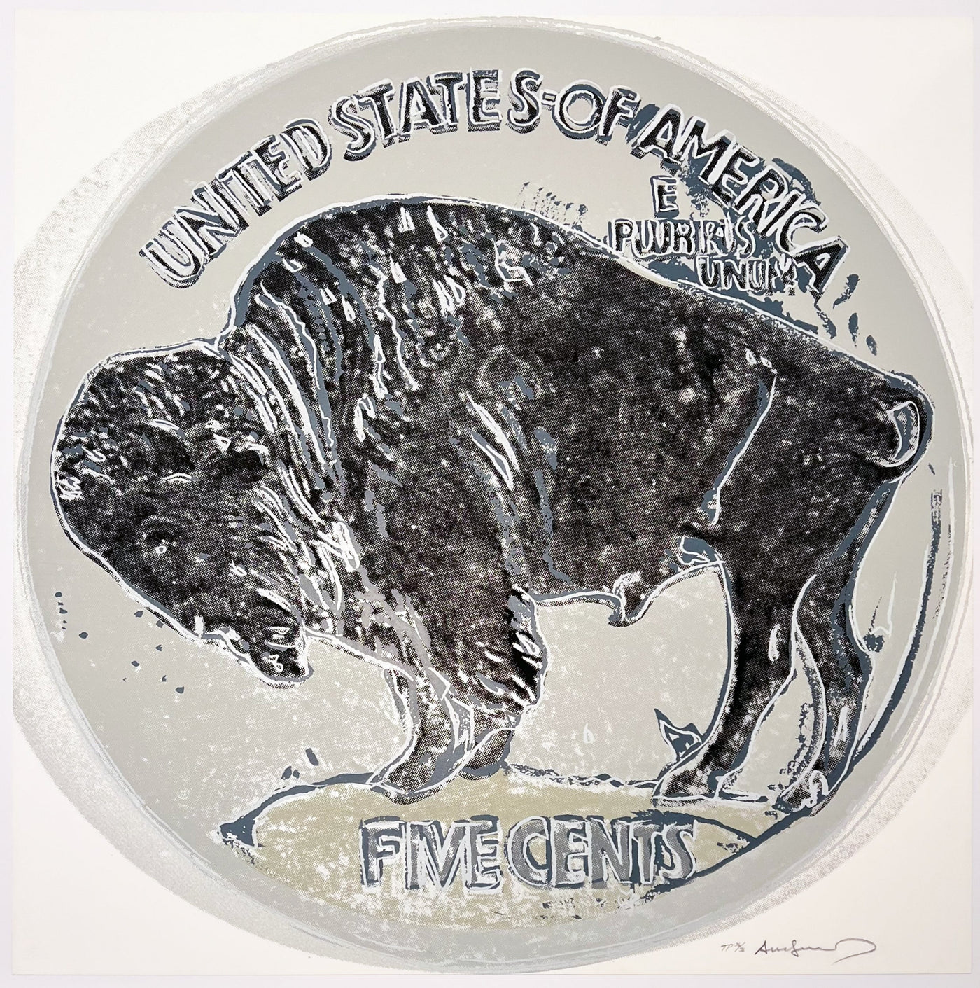 Andy Warhol Buffalo Nickel (II.374) 1986