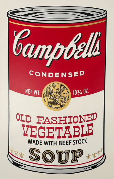 Andy Warhol Campbell's Soup II: Old Fashioned Vegetable (Feldman II.54