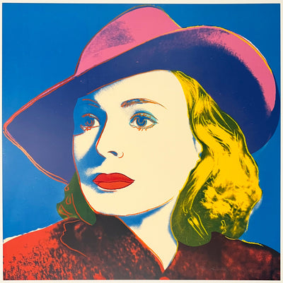 Andy Warhol Ingrid Bergman with Hat (Feldman II.315) 1983