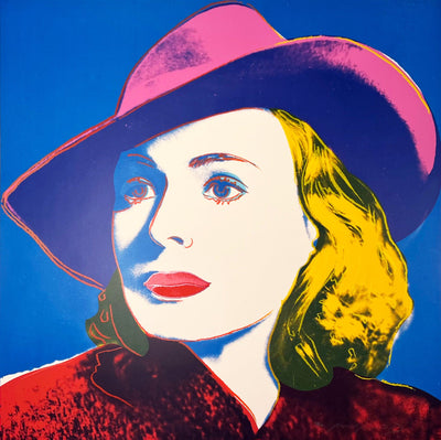 Andy Warhol Ingrid Bergman with Hat (Feldman II.315) 1983