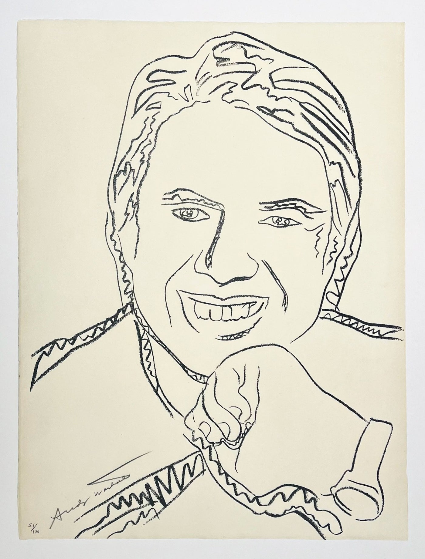 Andy Warhol Jimmy Carter III from Inaugural Impressions (Feldman III.152) 1977