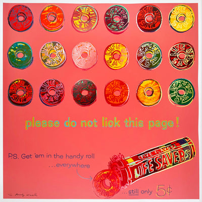 Andy Warhol Life Savers (Feldman II.353) 1985