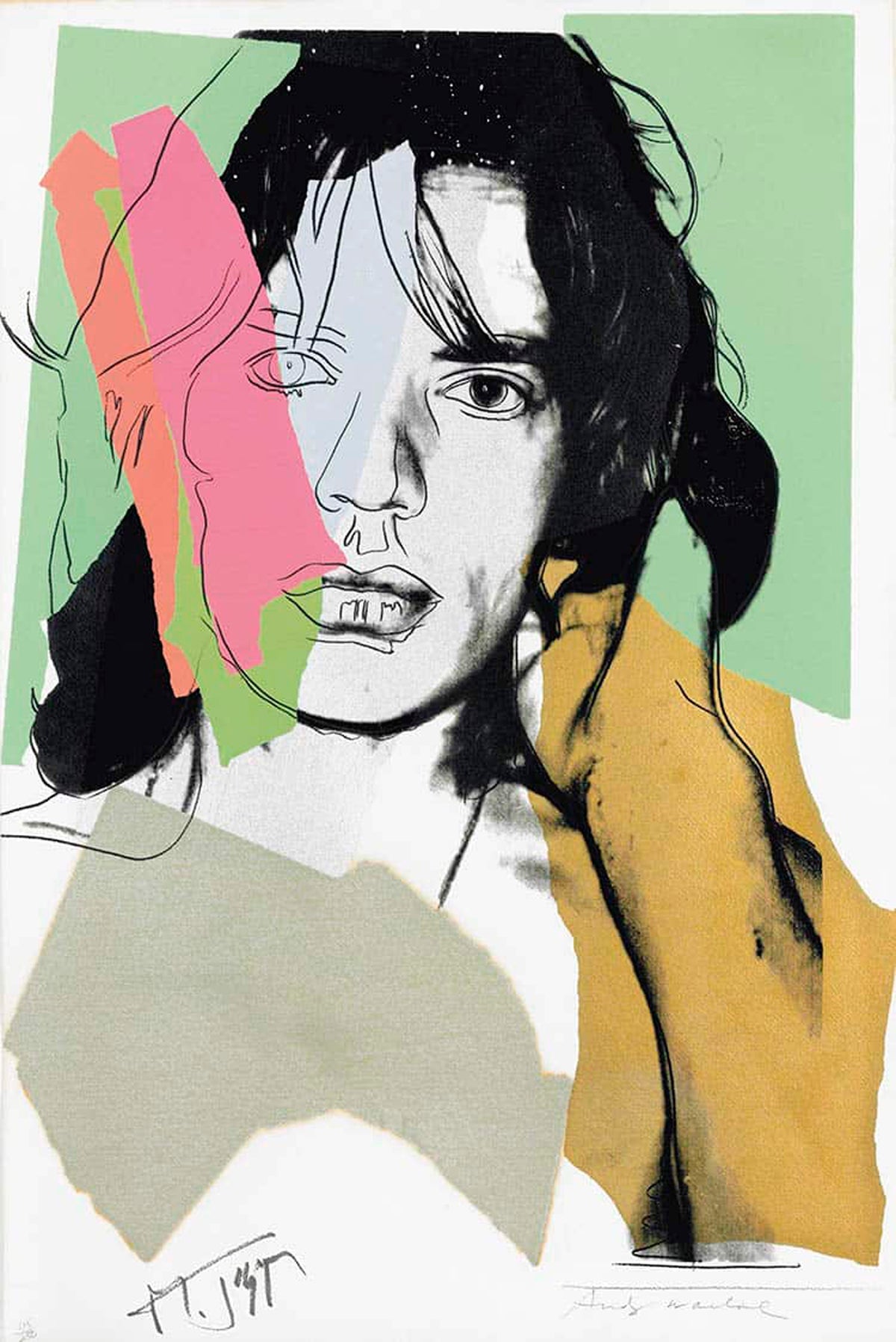 Andy Warhol Mick Jagger (Feldman II.140) 1975