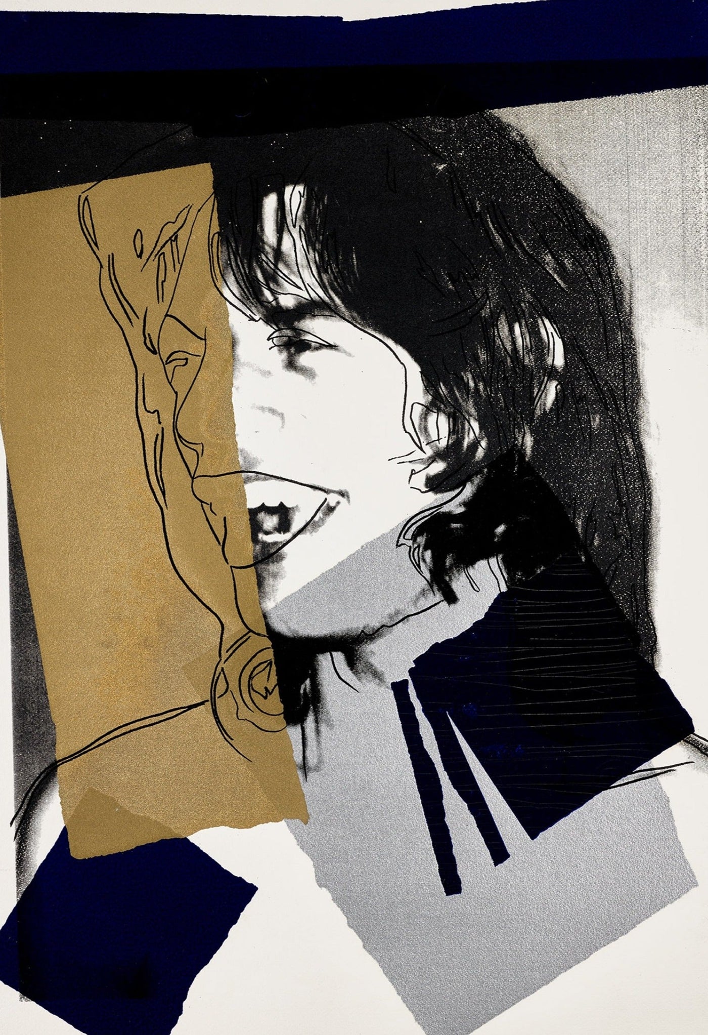 Andy Warhol Mick Jagger (Feldman II.142) 1975