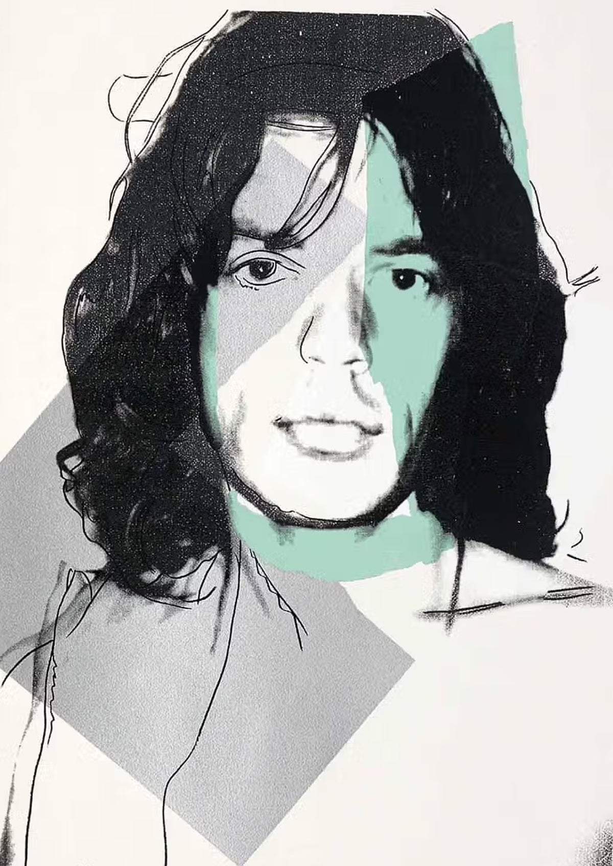 Andy Warhol Mick Jagger (Feldman II.138) 1975