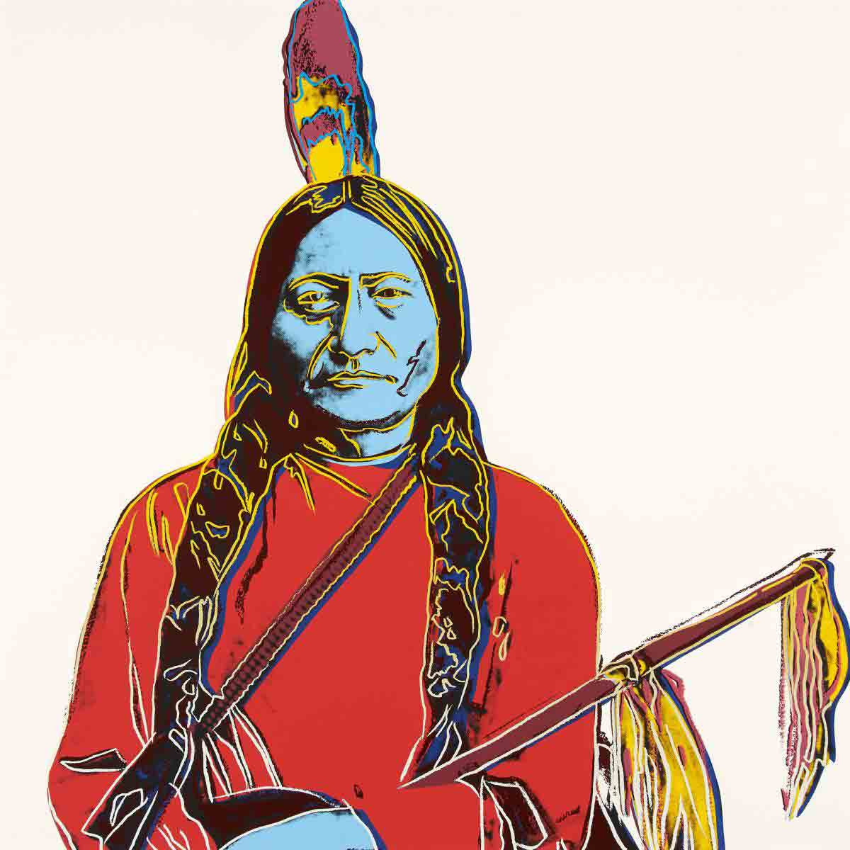 Andy Warhol Sitting Bull (Feldman IIIA.70) 1986