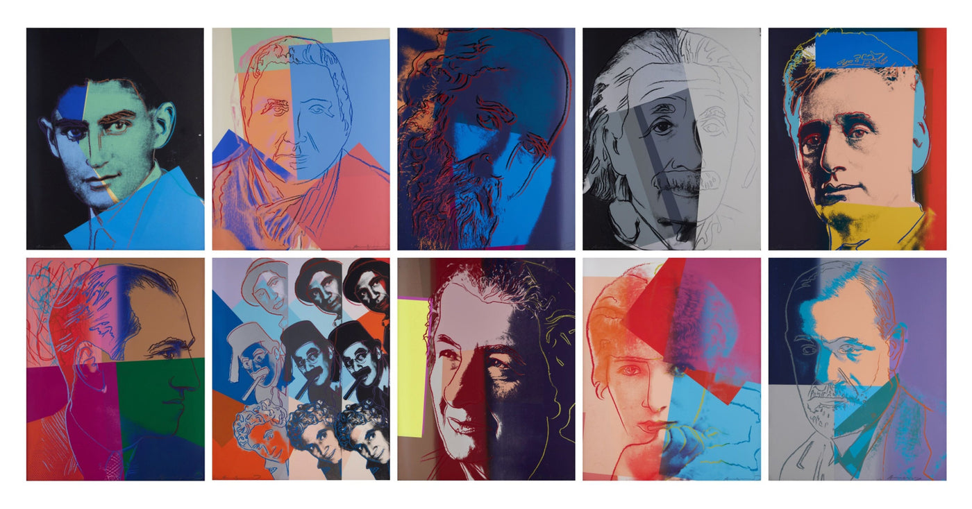 Andy Warhol Ten Portraits of Jews of the Twentieth Century (Feldman II.226-235) 1980