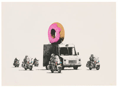 Banksy Donut (Strawberry) 2009