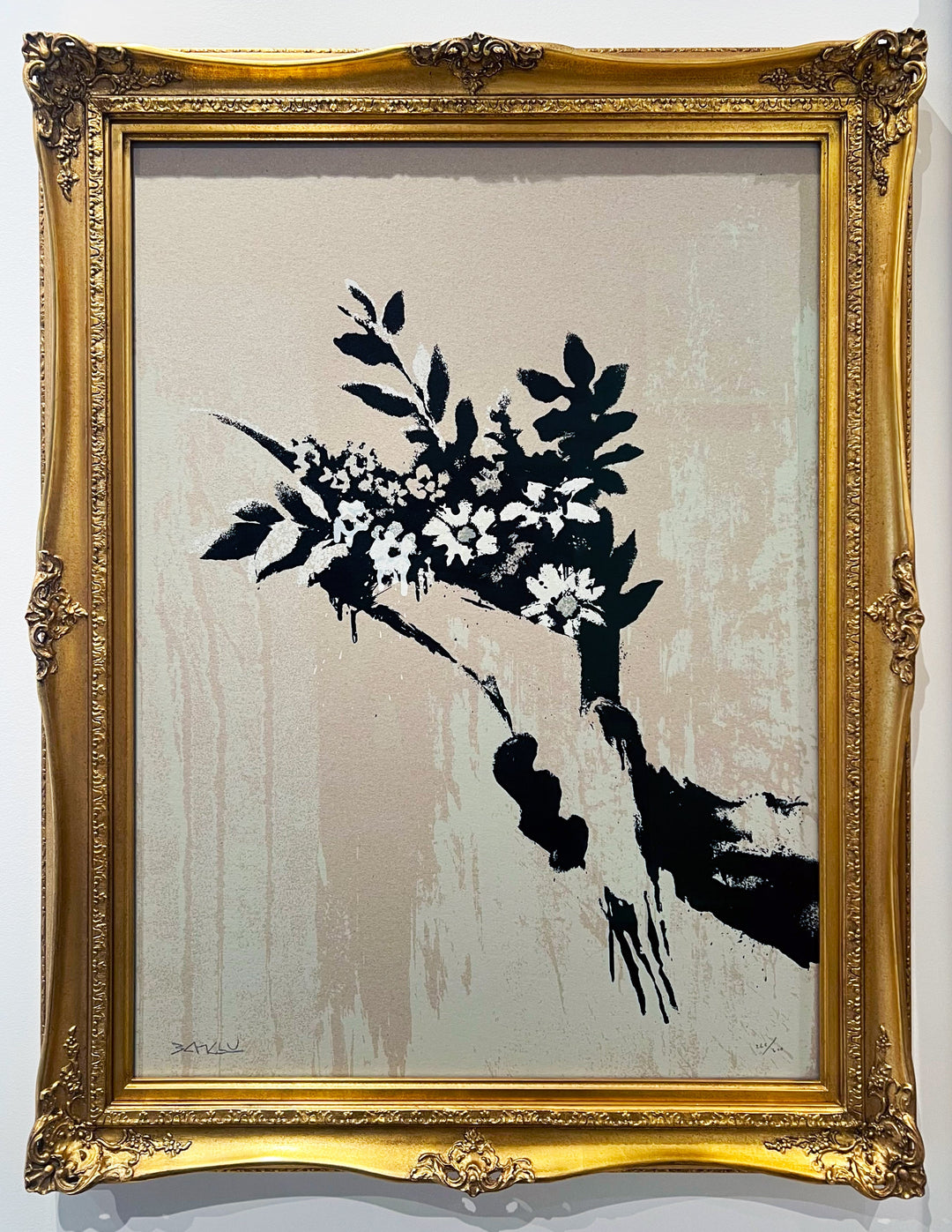 Banksy Flower Thrower Triptych 2019 – Georgetown Frame Shoppe
