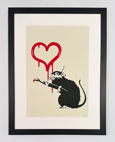 Banksy Love Rat 2004