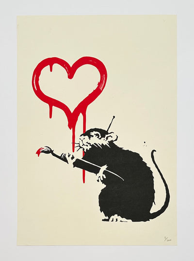 Banksy Love Rat 2004