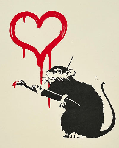 Banksy Love Rat 2004