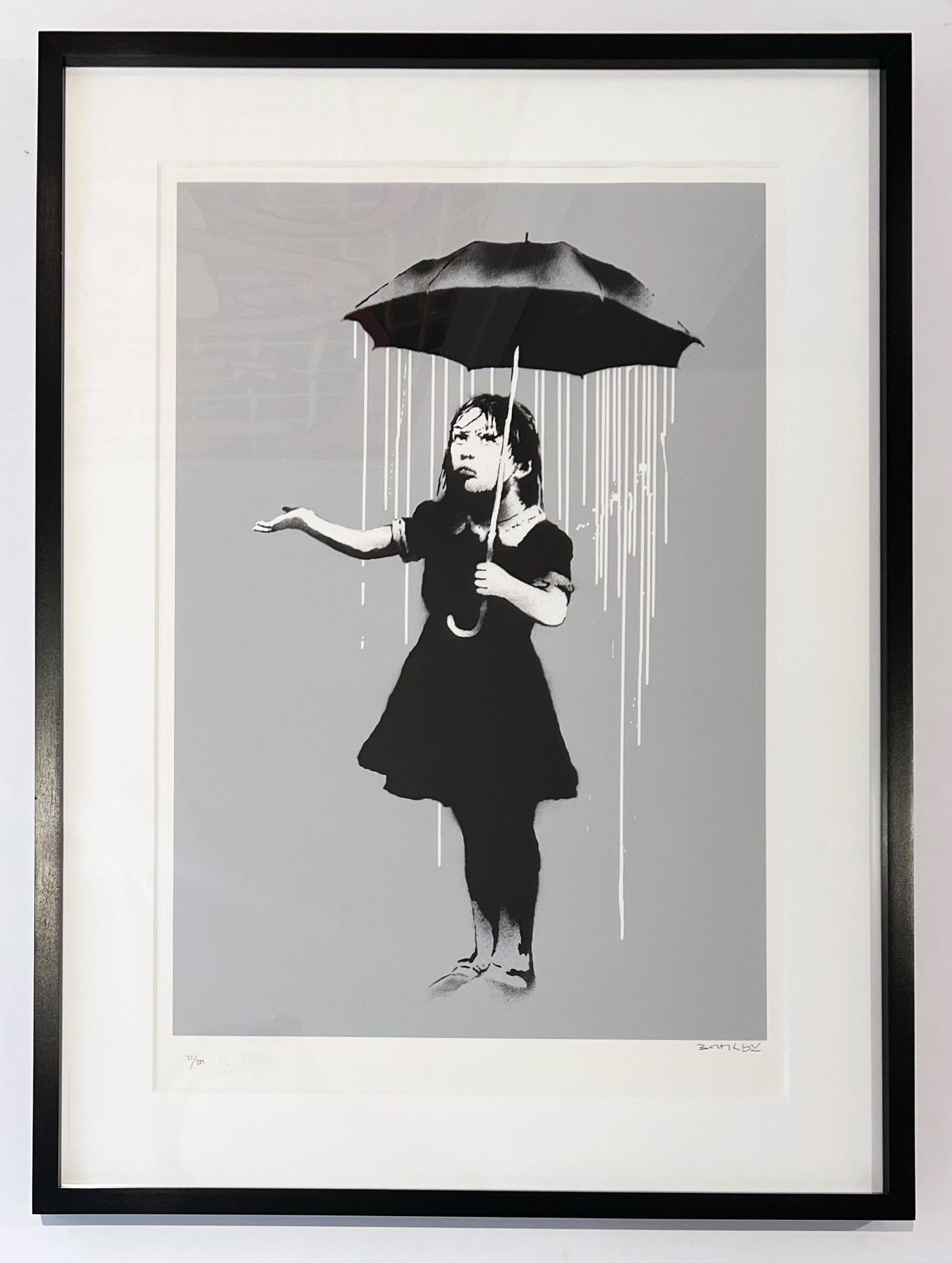 Banksy Nola (White Rain) 2008