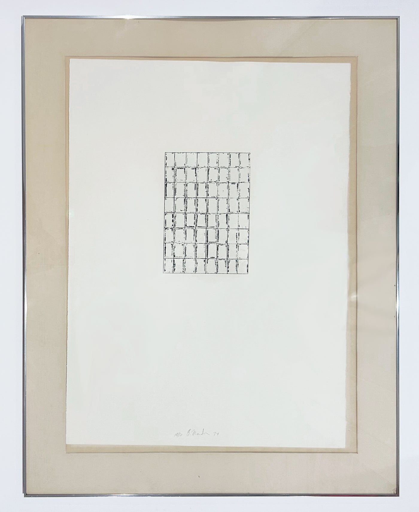 Brice Marden Painting Study I 1974