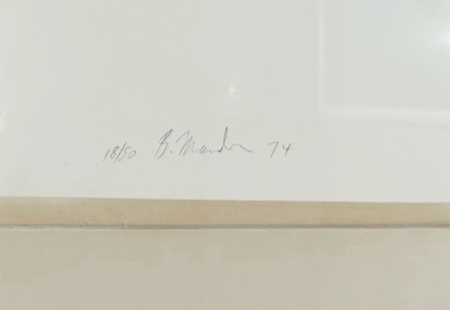 Brice Marden Painting Study I 1974