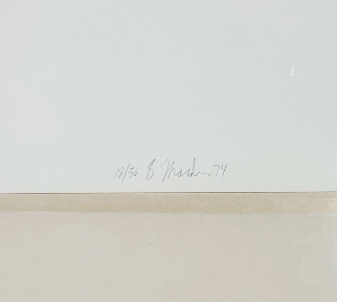 Brice Marden Painting Study II 1974