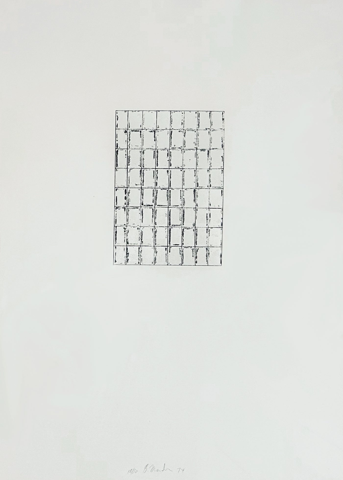 Brice Marden Painting Study I 1974