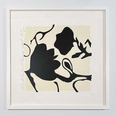 Donald Sultan Black Lantern Flowers, 2025 2025