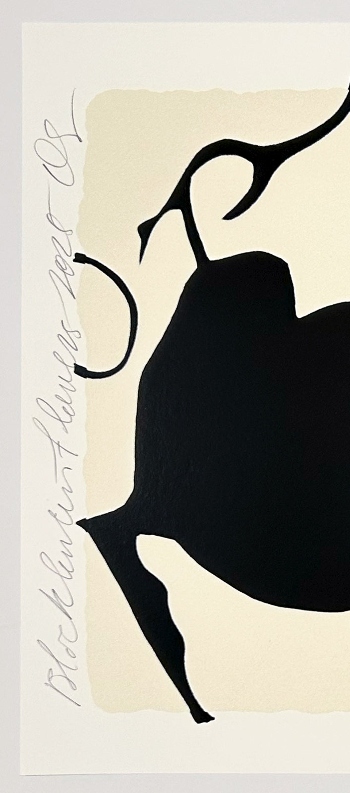 Donald Sultan Black Lantern Flowers, 2025 2025