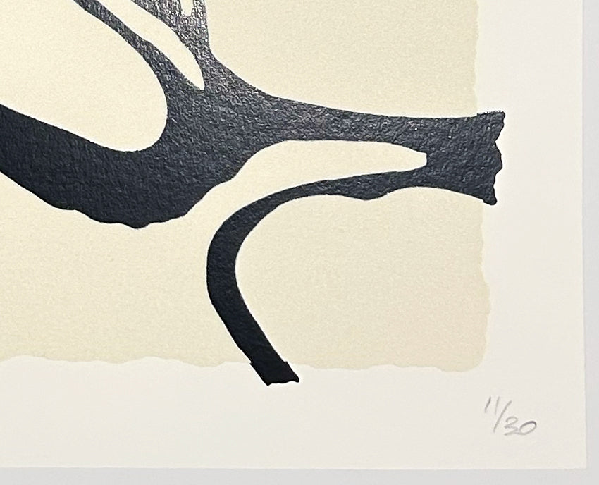 Donald Sultan Black Lantern Flowers, 2025 2025