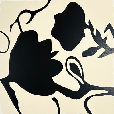 Donald Sultan Black Lantern Flowers, 2025 2025