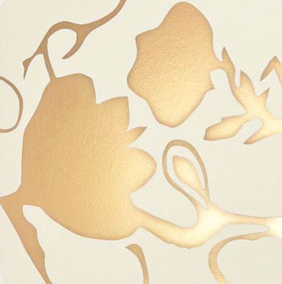 Donald Sultan Gold Lantern Flowers, 2025 2025