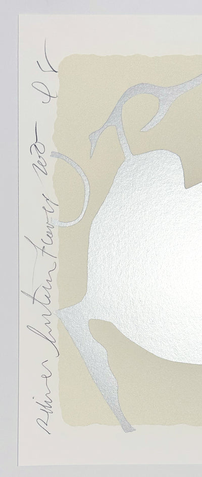 Donald Sultan Silver Lantern Flowers, 2025 2025