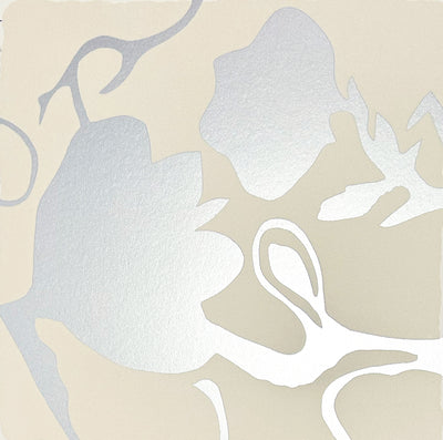 Donald Sultan Silver Lantern Flowers, 2025 2025