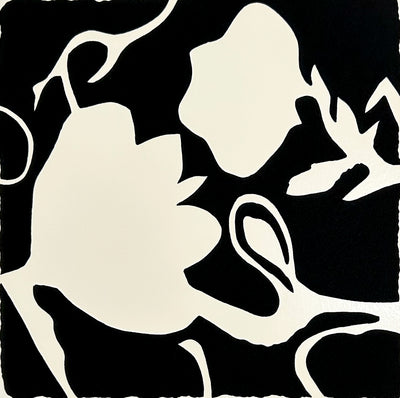 Donald Sultan White Lantern Flowers, 2025 2025