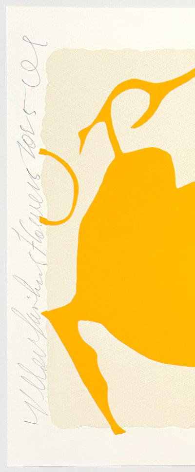 Donald Sultan Yellow Lantern Flowers, 2025 2025