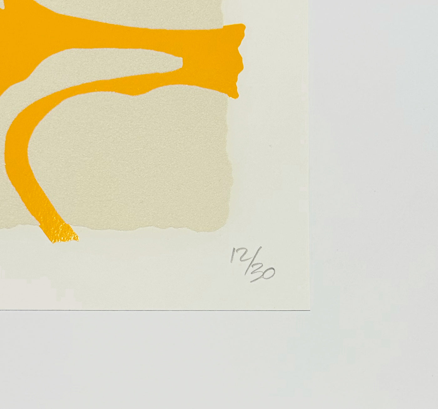 Donald Sultan Yellow Lantern Flowers, 2025 2025