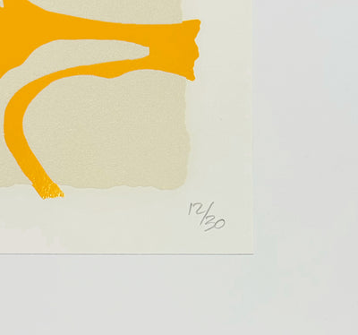 Donald Sultan Yellow Lantern Flowers, 2025 2025