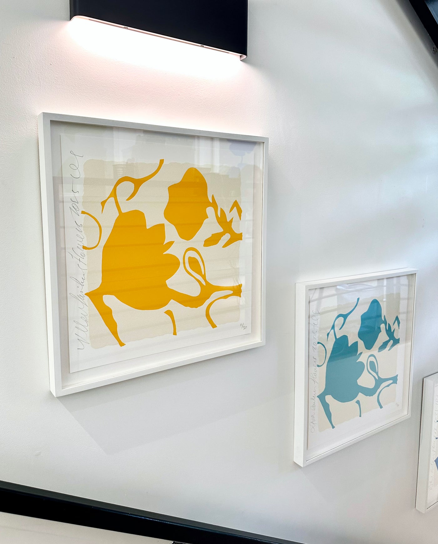 Donald Sultan Yellow Lantern Flowers, 2025 2025