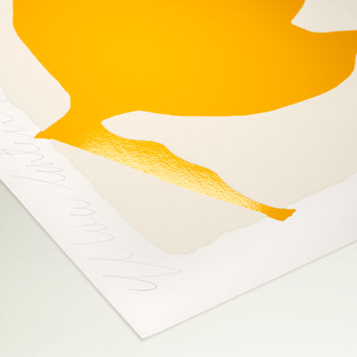 Donald Sultan Yellow Lantern Flowers, 2025 2025