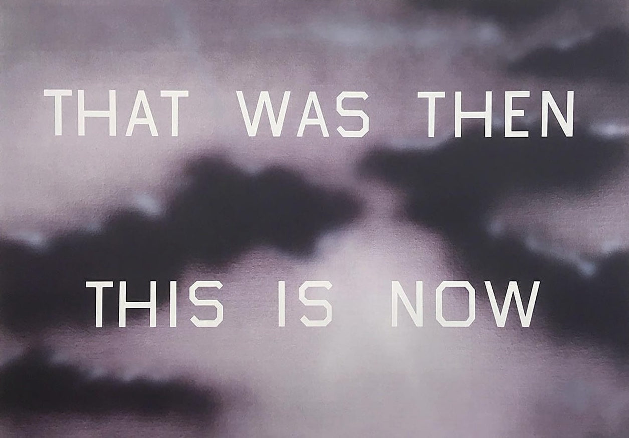 Ed Ruscha That Was Then This Is Now 2014
