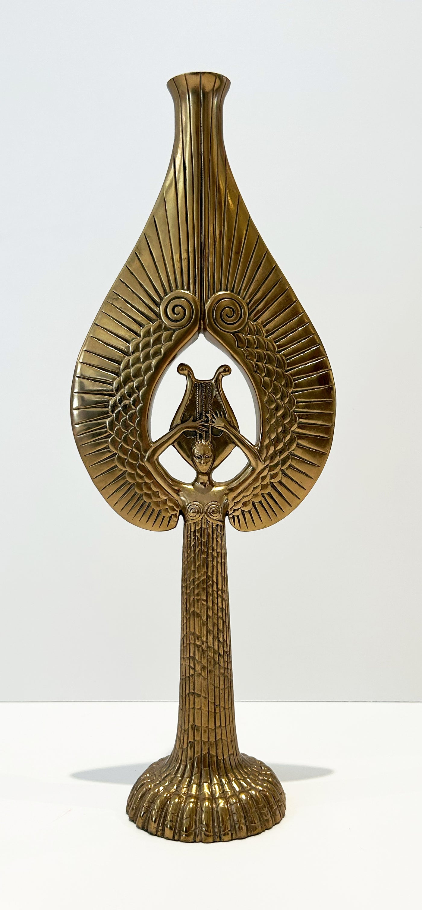 Erté Angel Candlesticks 1985