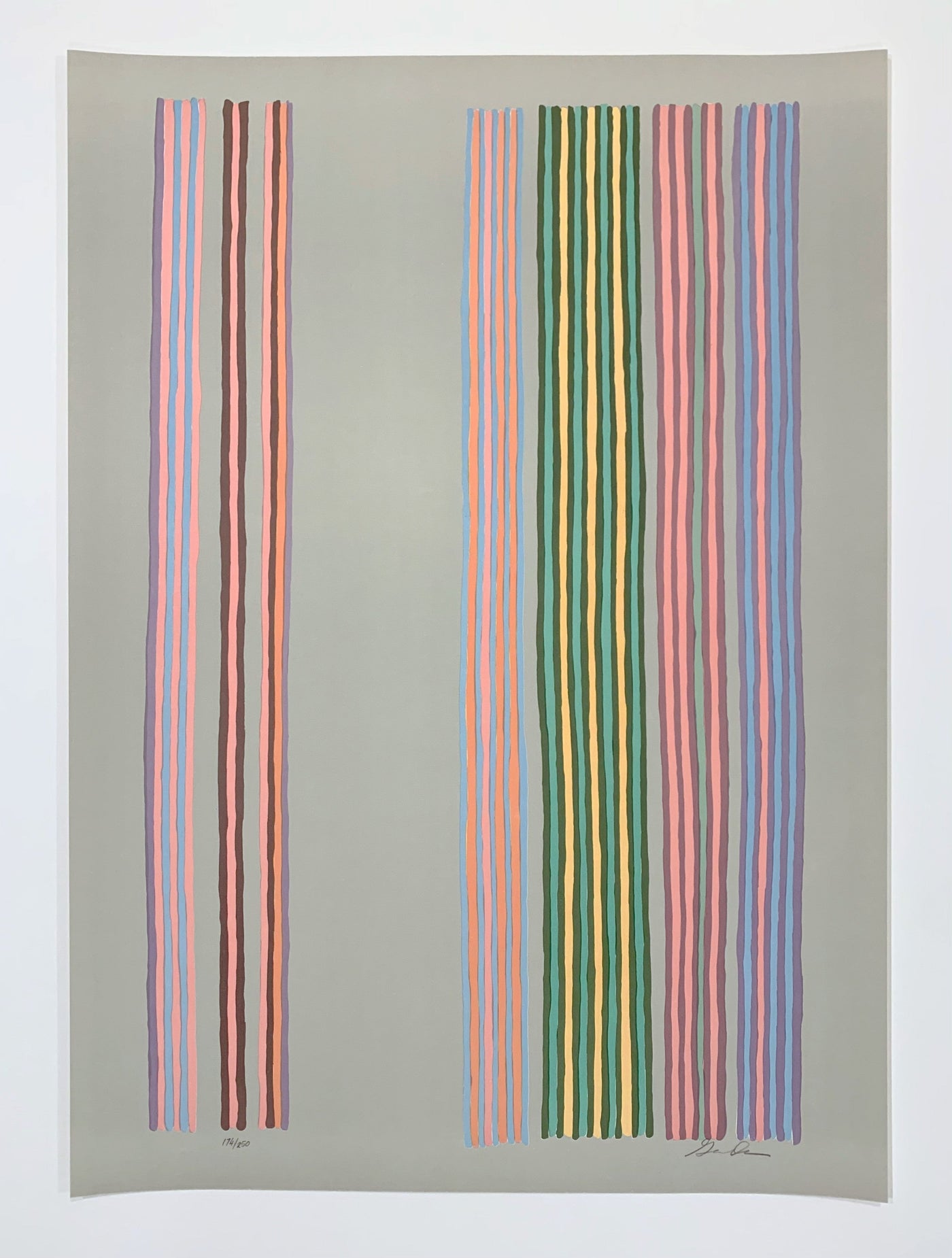 Gene Davis Royal Curtain 1980