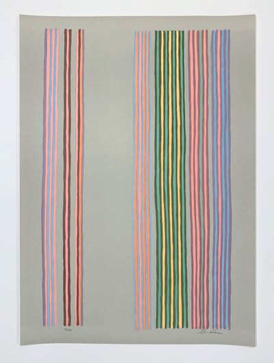 Gene Davis Royal Curtain 1980